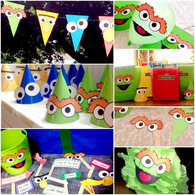 Sesame Street DIY Decorations
 How to Throw a DIY Sesame Street Party that Everyone Will