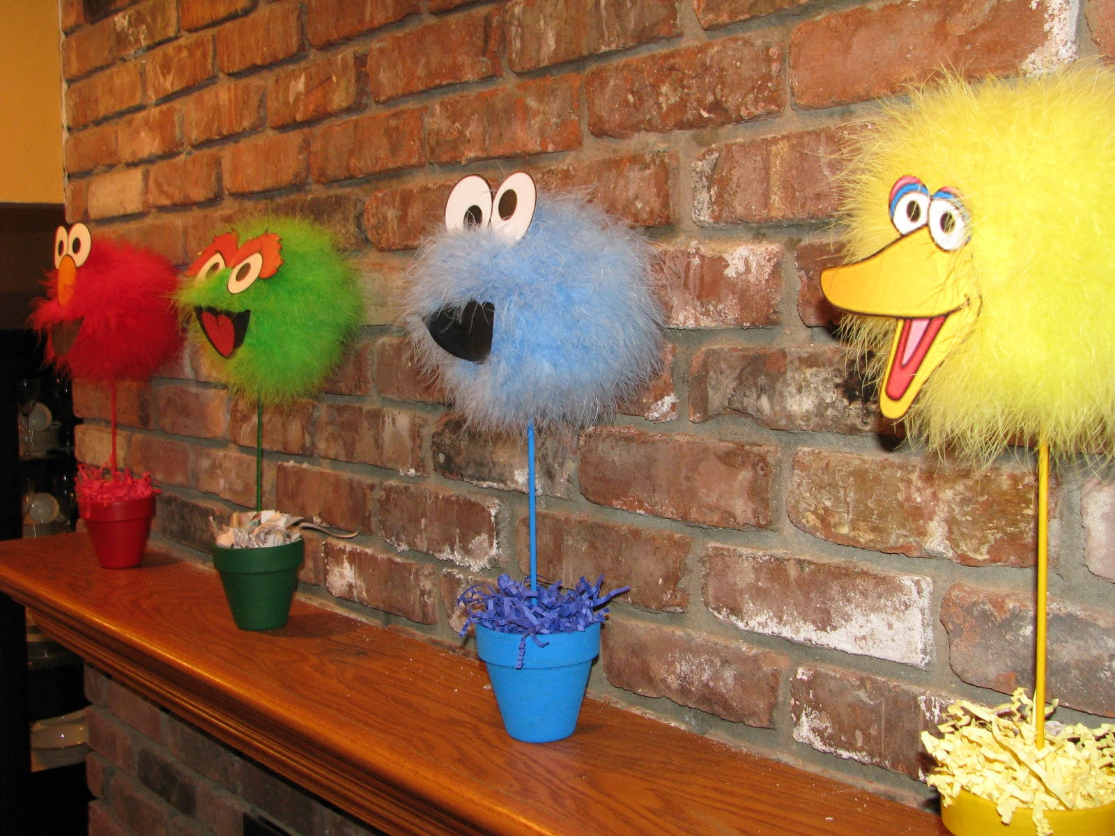 Sesame Street DIY Decorations
 The Shower Planner A Sesame Street birthday party