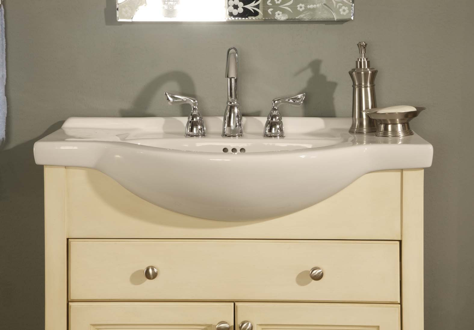 Shallow Bathroom Cabinet
 Empire Industries WINDSOR 34" Shallow Depth Vanity with