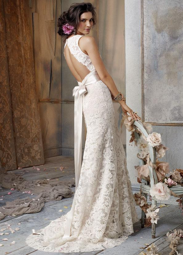 Sheath Wedding Gowns
 WhiteAzalea Sheath Dresses Lace Sheath Wedding Dresses