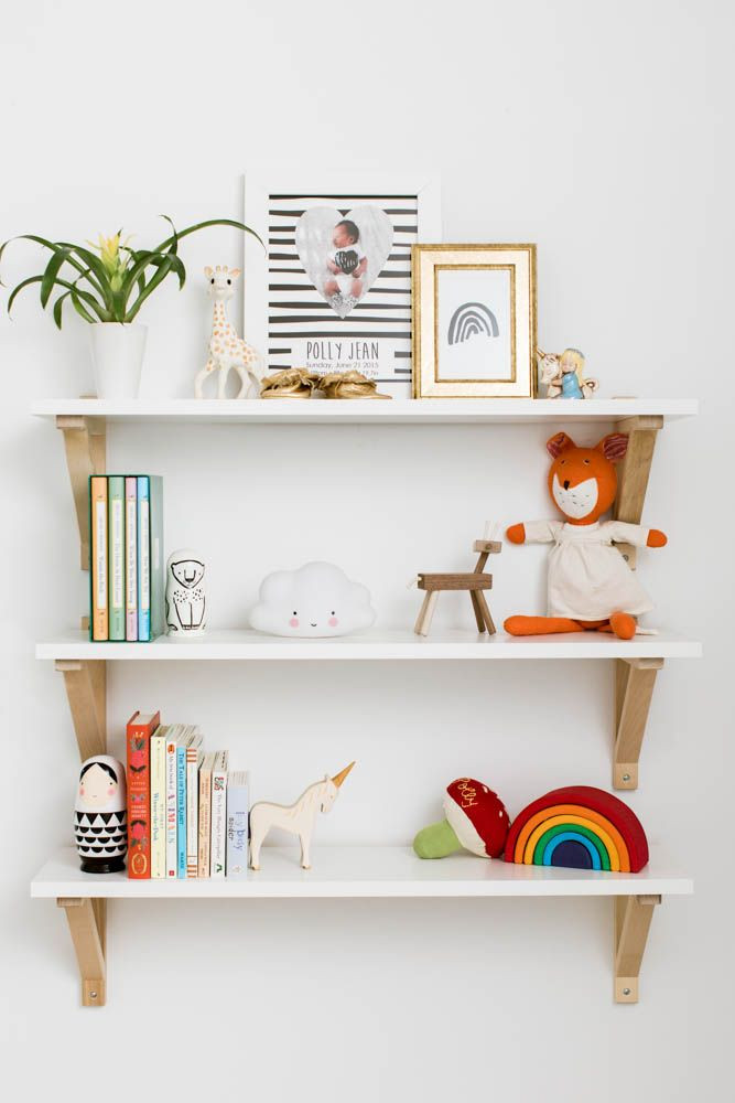 Shelving Ideas For Kids Room
 A Tiny Nursery with Huge Style