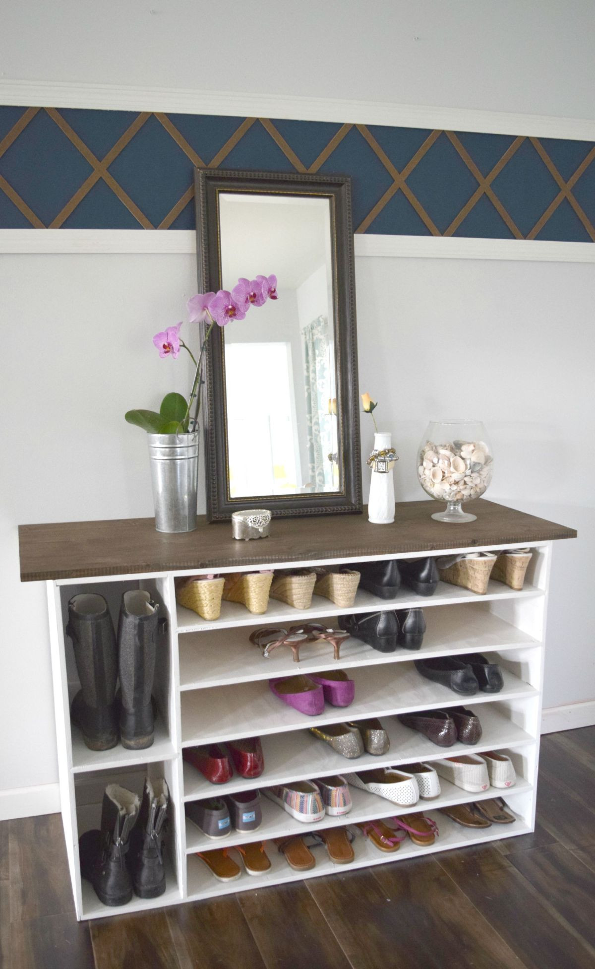 Shoe Organizer DIY
 Stylish DIY Shoe Rack Perfect for Any Room