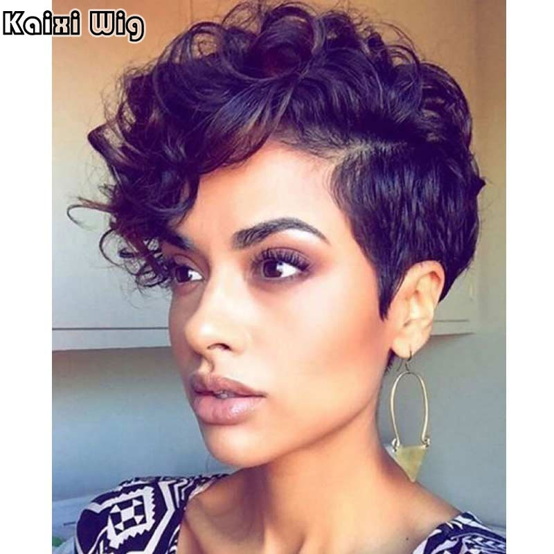 Short Black Hairstyle Wigs
 Short Black Wig Hairstyles Cheap Women s Wig Synthetic