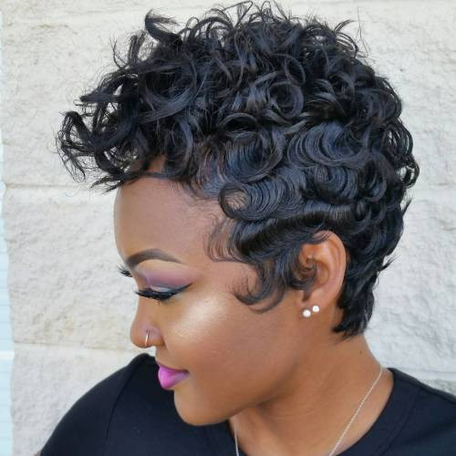 Short Black Hairstyle With Finger Waves
 13 Finger Wave Hairstyles You Will Want to Copy