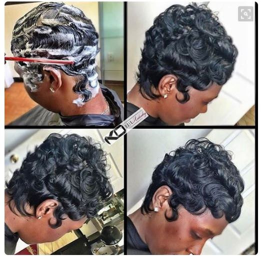Short Black Hairstyle With Finger Waves
 8 Finger Wave Styles Perfect For The Woman That Prefers