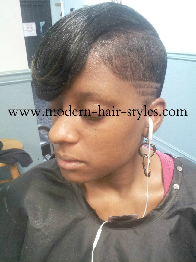Short Black Hairstyles With Shaved Sides
 Black Short Hairstyles Pixies Quick Weaves Texturizers