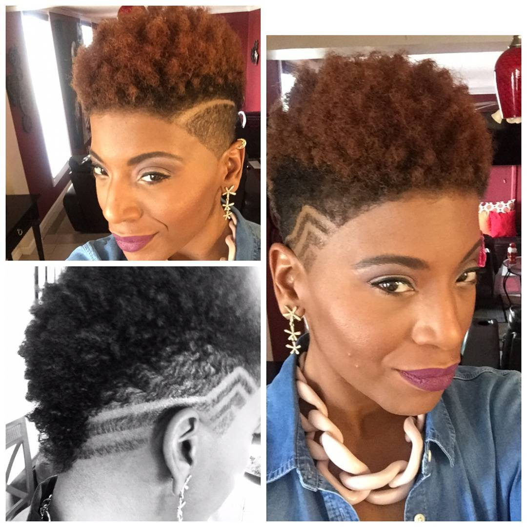 Short Black Hairstyles With Shaved Sides
 15 of The Best s of Shaved Sides on Short Natural Hair