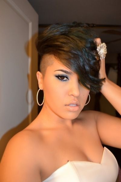 Short Black Hairstyles With Shaved Sides
 22 Easy Short Hairstyles for African American Women
