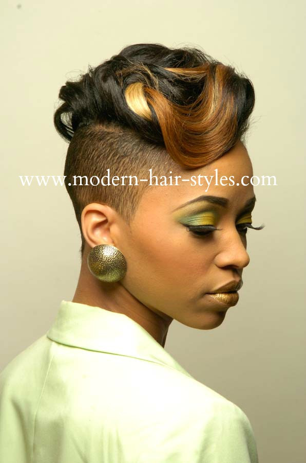 Short Black Hairstyles With Shaved Sides
 Short Black Women Hairstyles of Weaves Braids and
