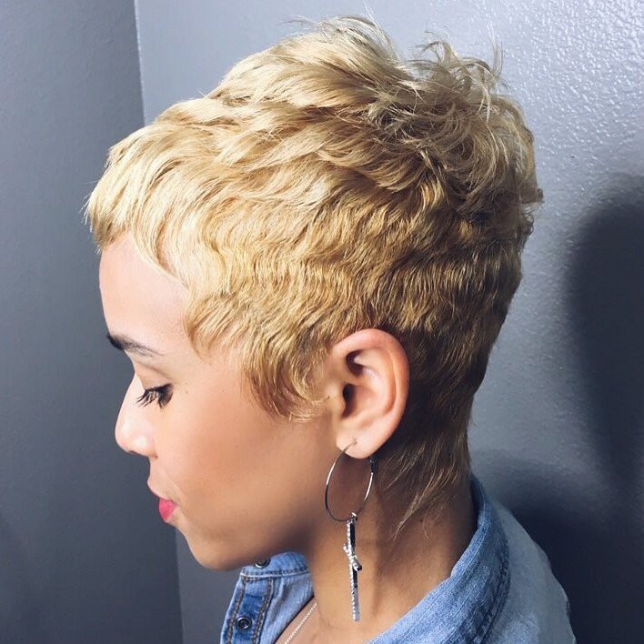 Short Blonde Hairstyles On Black Women
 50 Most Captivating African American Short Hairstyles and