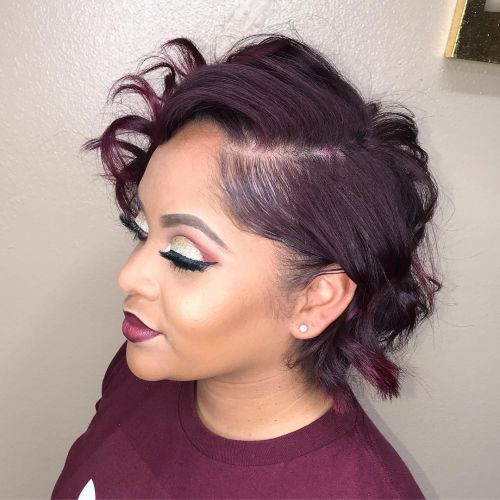 Short Burgundy Hairstyles
 27 Best Burgundy Hair Color Ideas Highlights Ombre & All