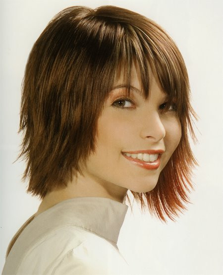 Short Hairstyles With Bangs And Layers
 Bangs Short and Long Layered Curly and Hairstyles