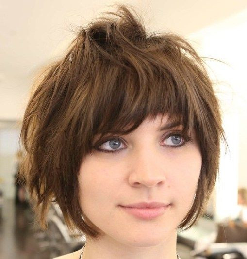 Short Shaggy Haircuts With Bangs
 17 Best images about hair on Pinterest