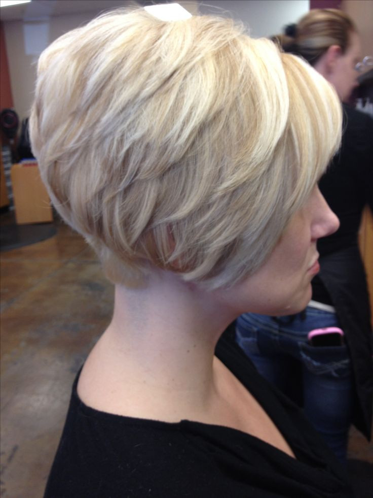 Short Tapered Haircuts Back View
 123 best short stacked bob images on Pinterest