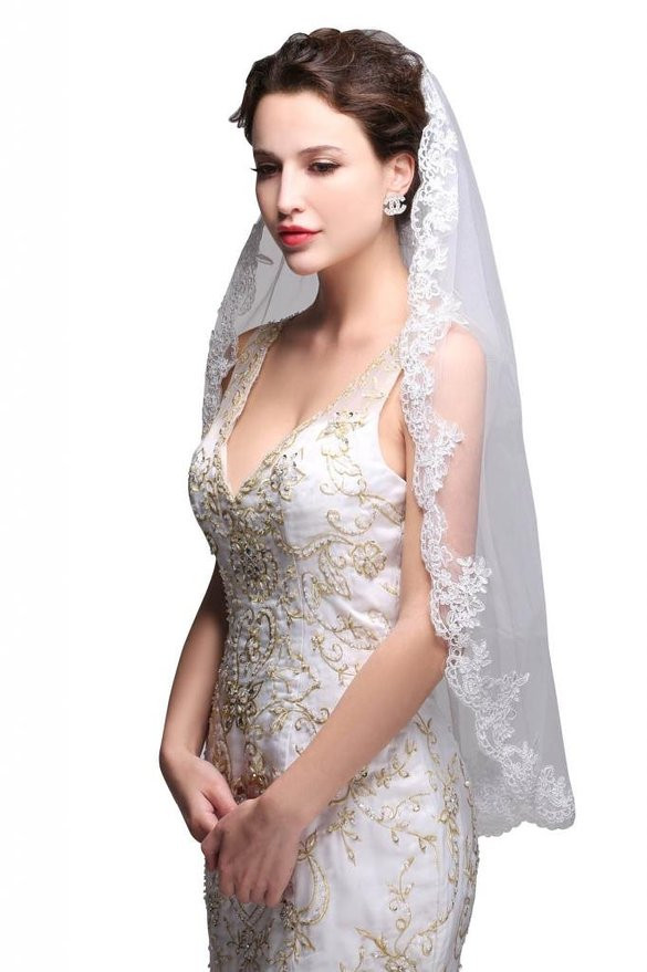 Short Wedding Veil
 Aliexpress Buy 2016 Bridal Veil White Ivory short