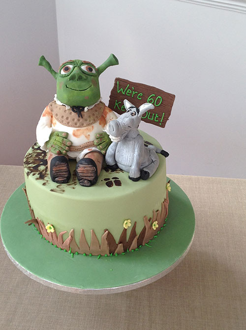 Shrek Birthday Cake
 Shrek & Donkey Birthday Cake Bakery