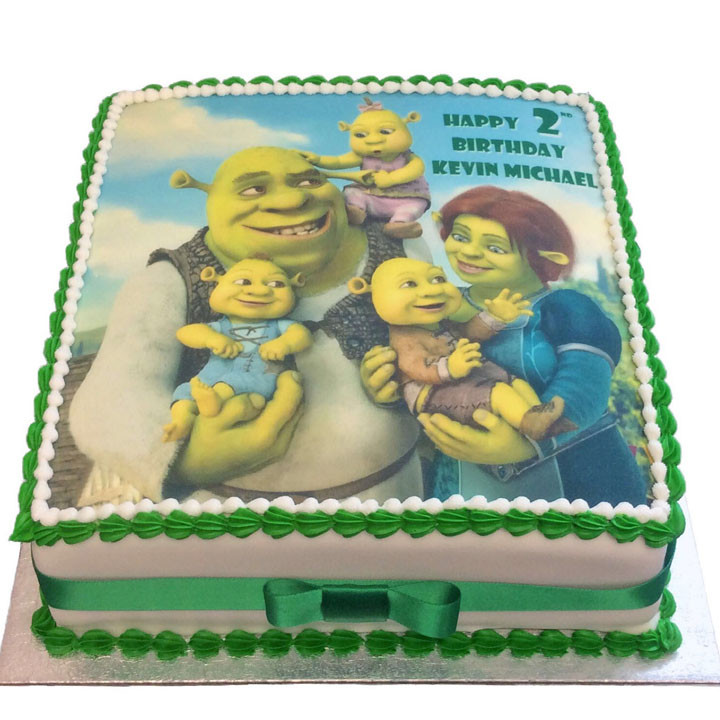 Shrek Birthday Cake
 Shrek Birthday Cake Flecks Cakes