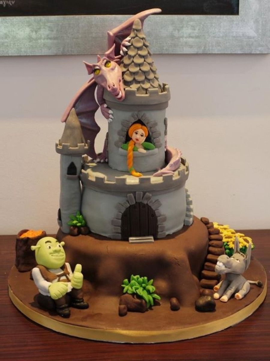 Shrek Birthday Cake
 Shrek Cake CakeCentral