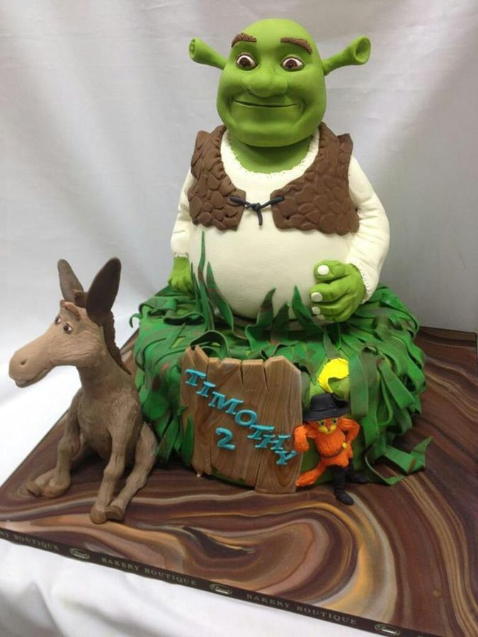 Shrek Birthday Cake
 82 best Shrek Cakes images on Pinterest