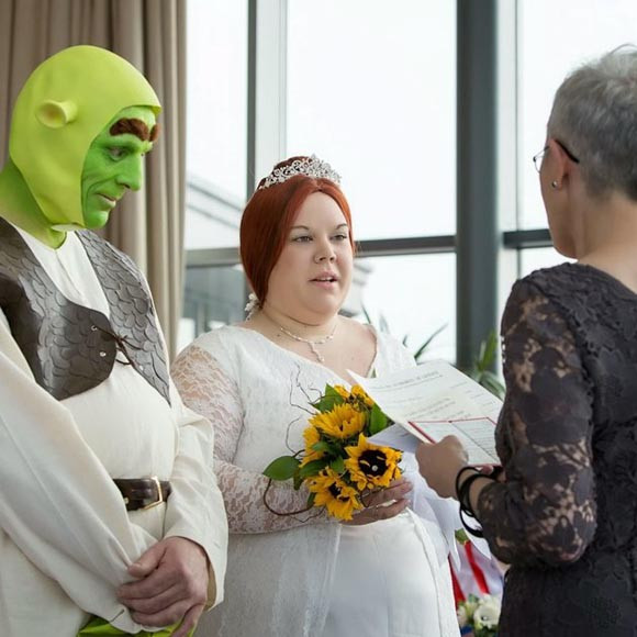 Shrek Themed Wedding
 Till Shrek Do Us Part