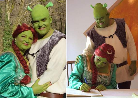 Shrek Themed Wedding
 7 Over The Top Themed Weddings