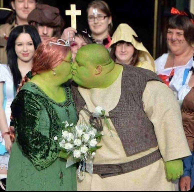 Shrek Themed Wedding
 This Shrek themed wedding pics