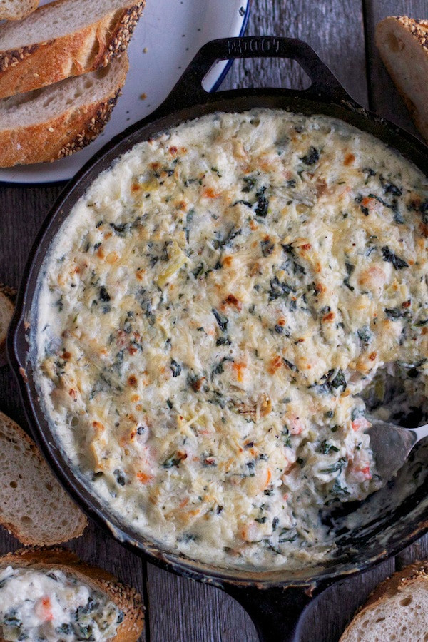Shrimp And Spinach Dip
 Baked Spinach Artichoke Dip with Shrimp