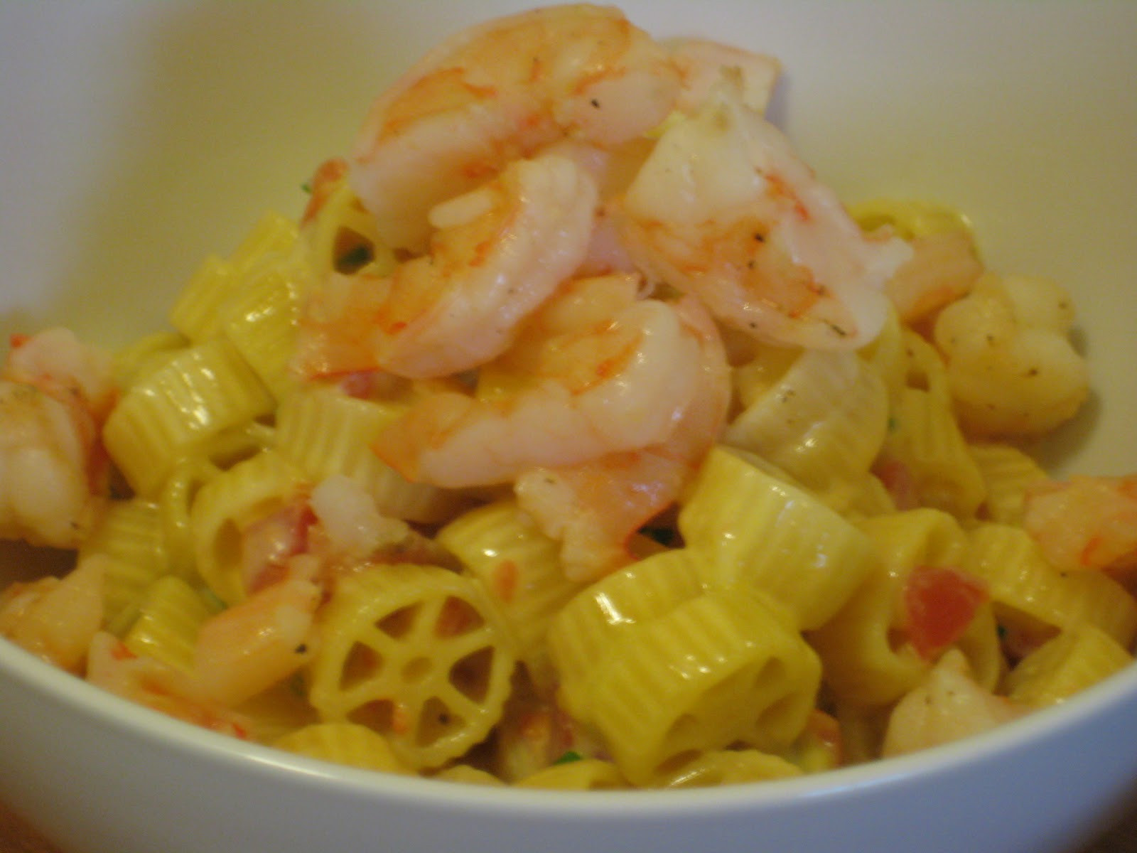 Shrimp Rotel Pasta
 Southern Deliciousness Cheesey Shrimp Pasta