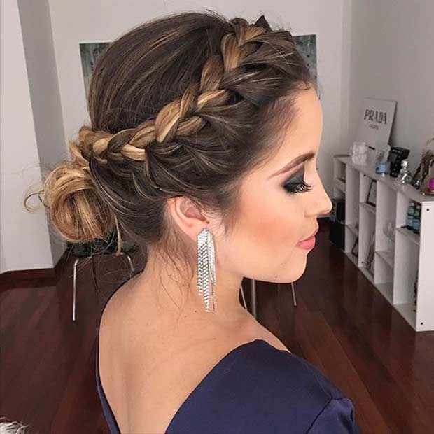 Side Bun Prom Hairstyles
 31 Most Beautiful Updos for Prom