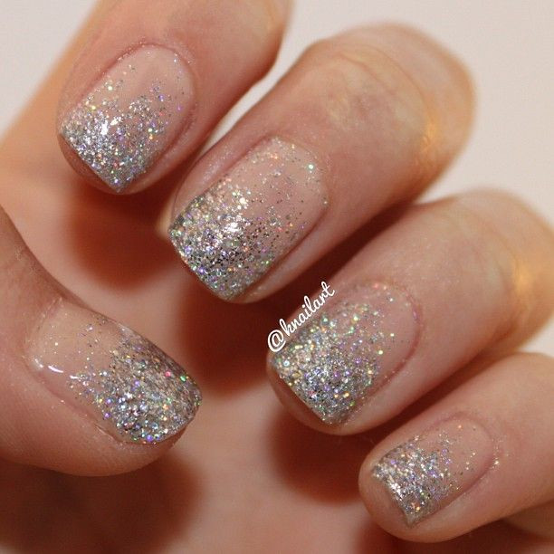Silver Glitter Nail Designs
 knailart s nails Show us your tips—tag your nail photos