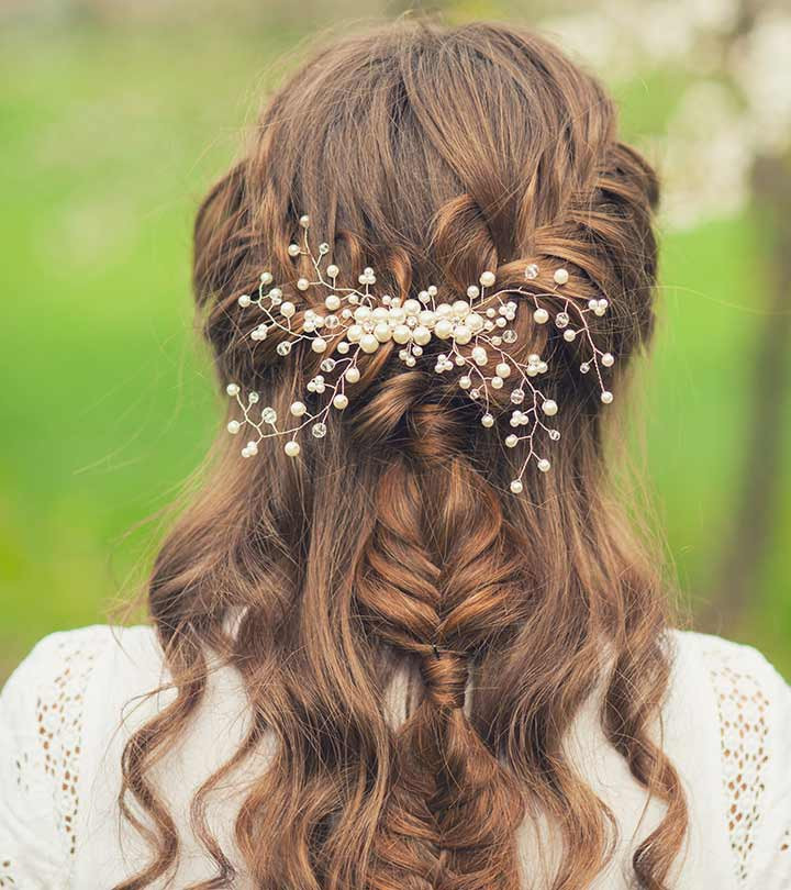 Simple Bridesmaids Hairstyles
 50 Simple Bridal Hairstyles For Curly Hair