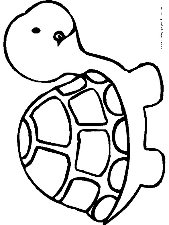Simple Coloring Pages For Toddlers
 Cartoon Turtle Coloring Pages Cartoon Coloring Pages