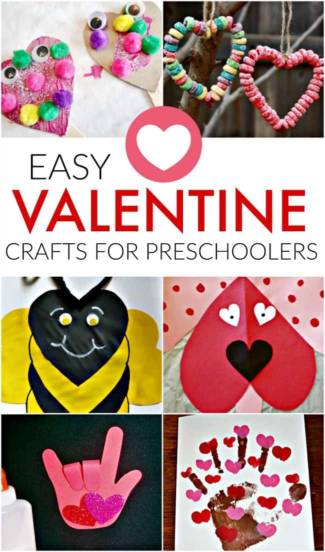 Simple Crafts For Preschoolers
 Easy Valentine Craft Ideas for Preschoolers Crafts for