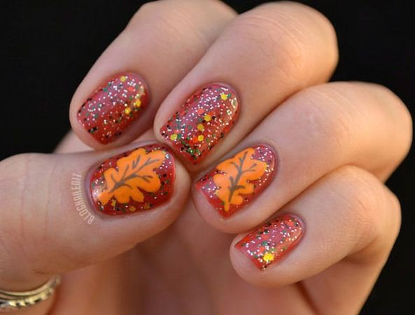Simple Fall Nail Designs
 100 Amazing and Easy Nail Designs