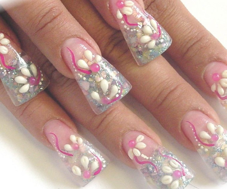 Simple Glitter Nails
 28 Easy Gel Nail Art Designs StylePics