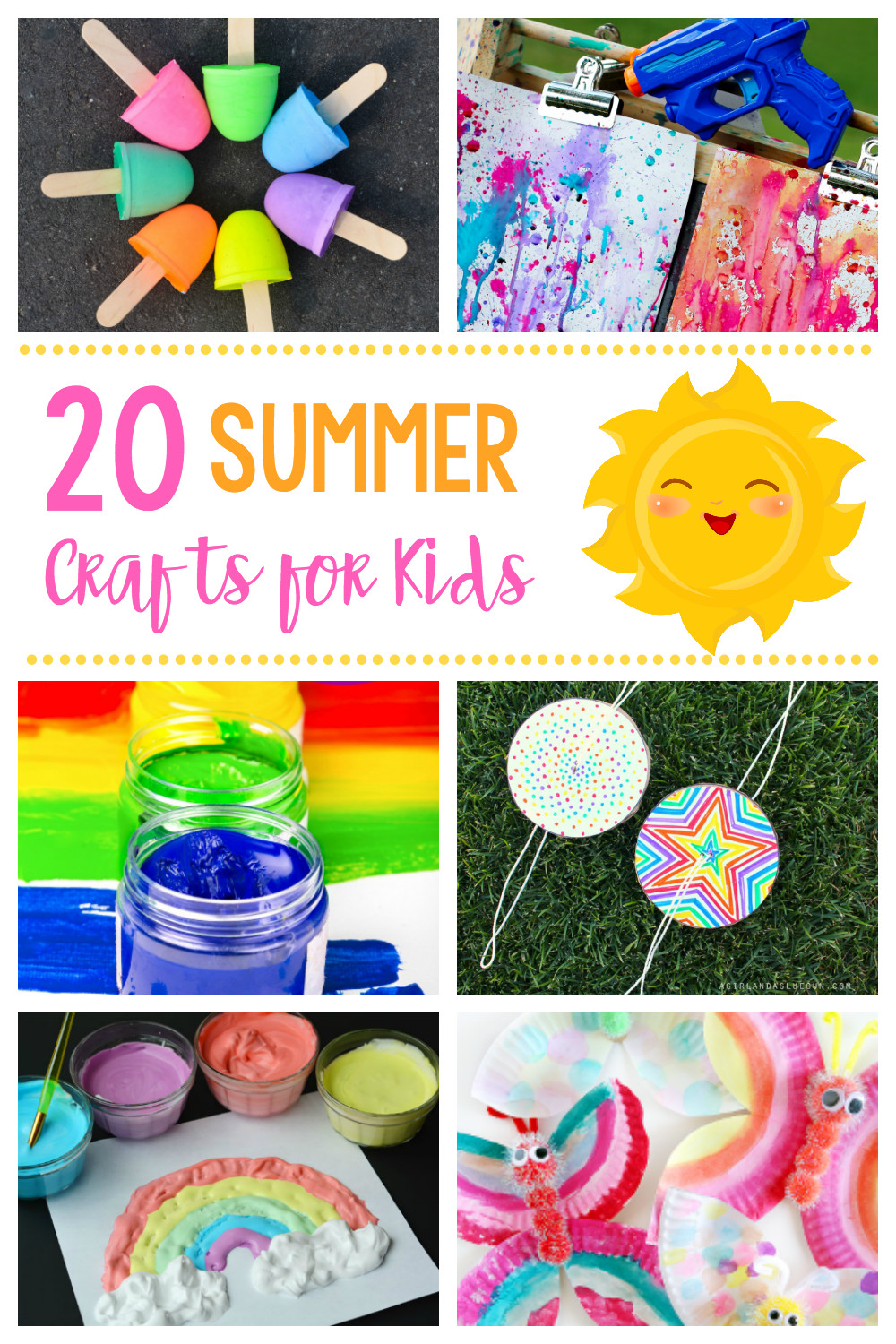 Simple Projects For Kids
 20 Simple & Fun Summer Crafts for Kids