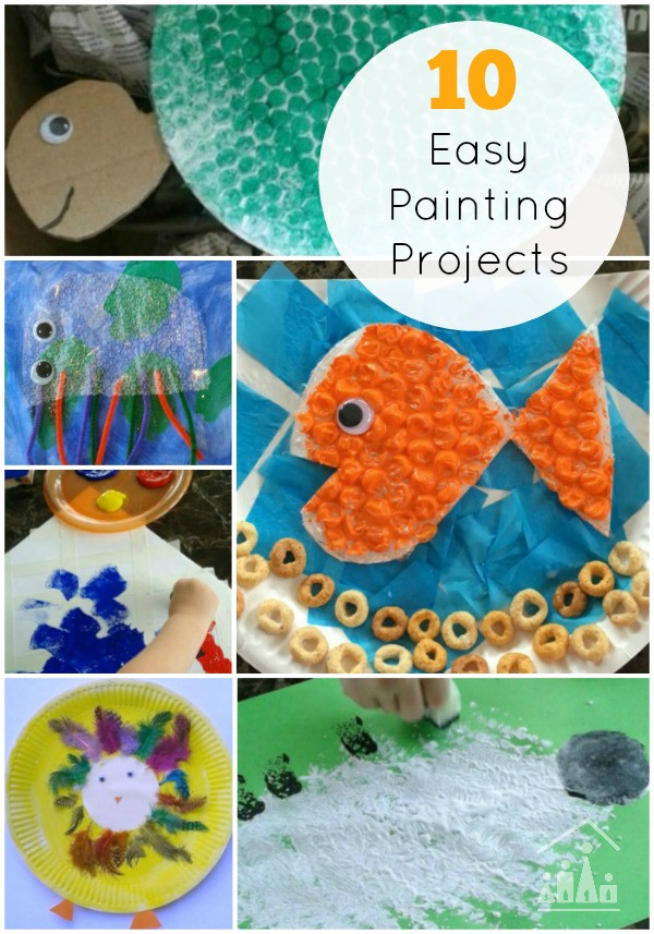 Simple Projects For Kids
 10 Easy Painting Projects for Siblings to do to her
