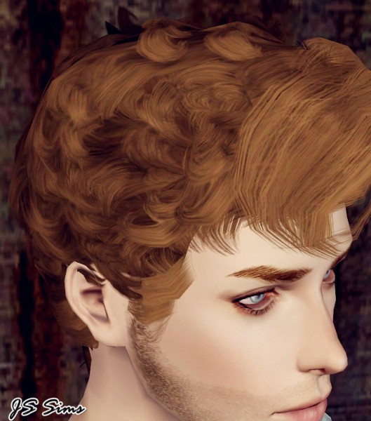 Sims 3 Male Hairstyles
 Curly hairstyle The Lindy Hop edited by JS Sims 3 Sims