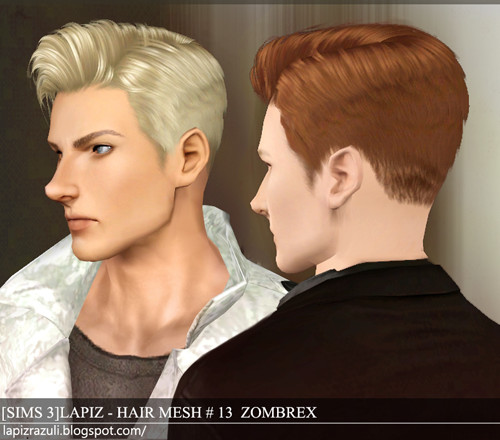 Sims 3 Male Hairstyles
 Lapiz s Scrapyard [Sims3] Hair Mesh 13A 15