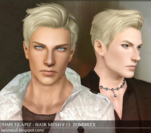 Sims 3 Male Hairstyles
 My Sims 3 Blog Lapiz Lazuli Zombrex and Cupcake Hairs for