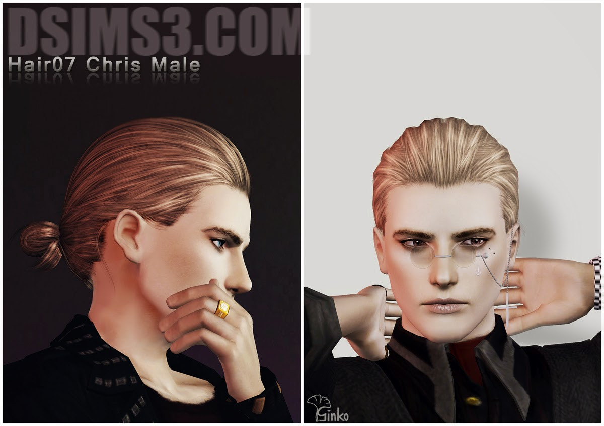 Sims 3 Male Hairstyles
 My Sims 3 Blog Ginko Chris Hair for Males