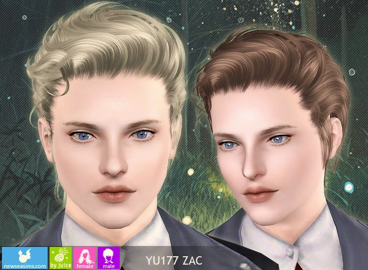 Sims 3 Male Hairstyles
 My Sims 3 Blog Newsea Zac Hair for Males & Females