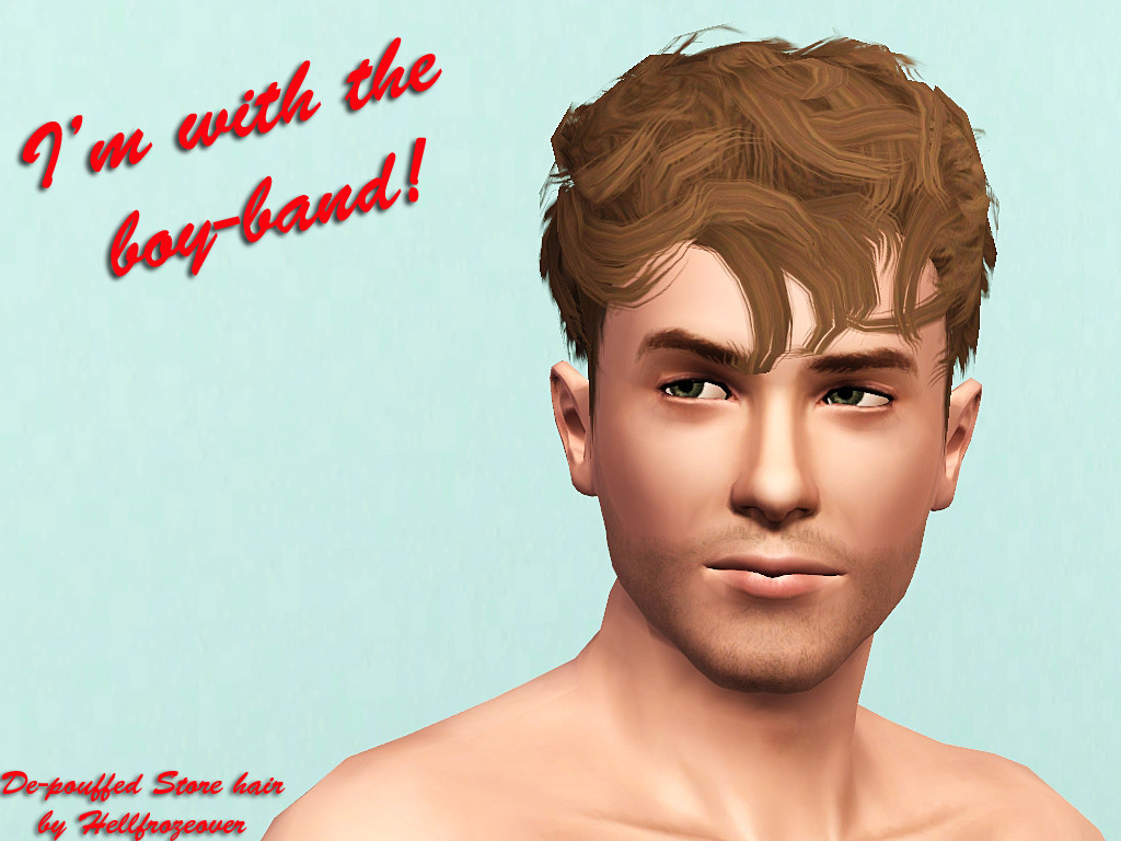 Sims 3 Male Hairstyles
 My Sims 3 Blog I’m With the Boy Band TS3 Store Hair