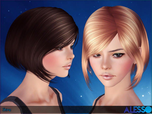 Sims 3 Short Hairstyles
 Anto Shine Hair