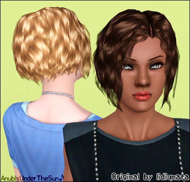 Sims 3 Short Hairstyles
 My Sims 3 Blog lidiqnata s Short Curly Hair Converted