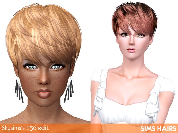 Sims 3 Short Hairstyles
 Skysims’s 156 short hairstyle highlight edit by Sims Hairs