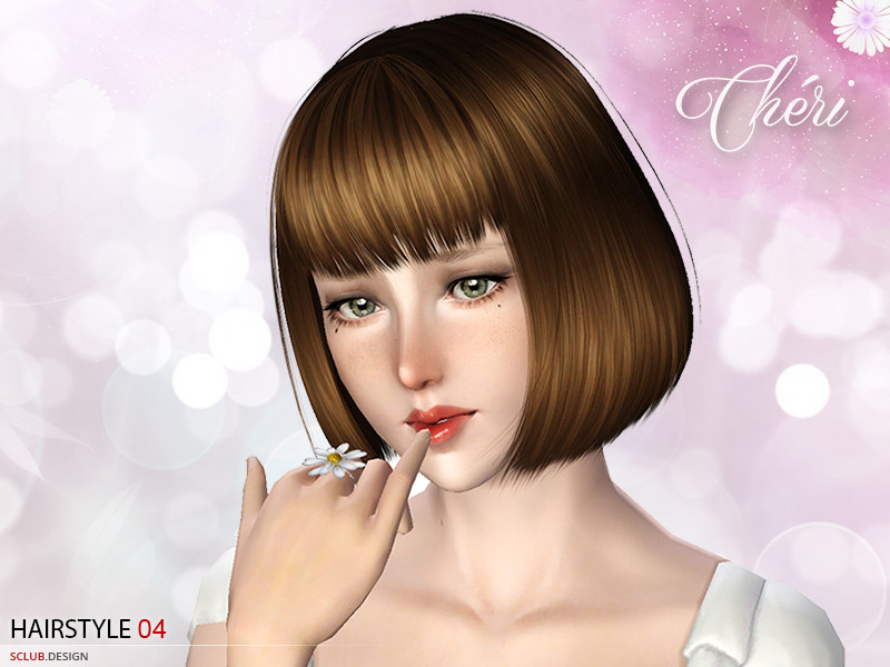 Sims 3 Short Hairstyles
 S Club TS3 Hair N4