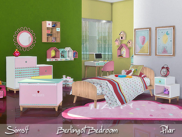 Sims 4 Cc Kids Room
 Pilar s Berlingot Bedroom