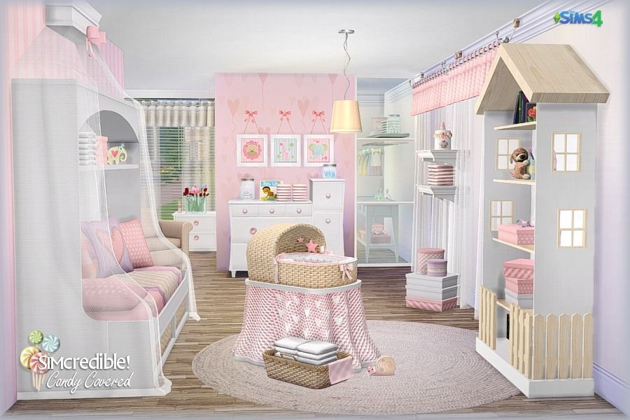 Sims 4 Cc Kids Room
 SIMcredible Designs Candy Covered Set we