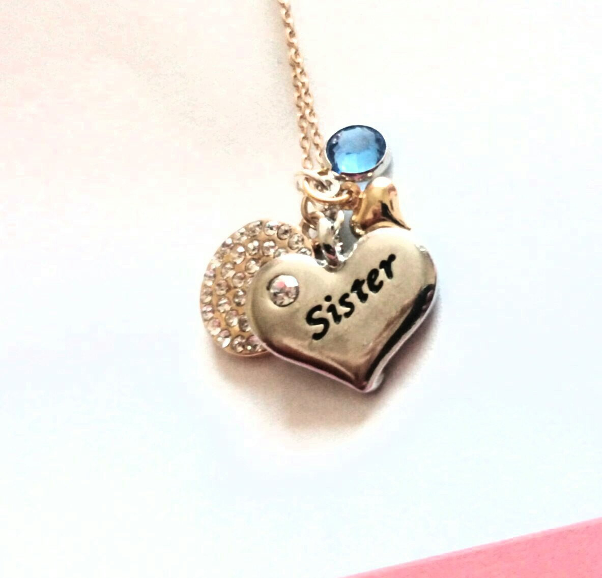 Sister Charm Necklace
 Sister necklace sister jewelry sister t by